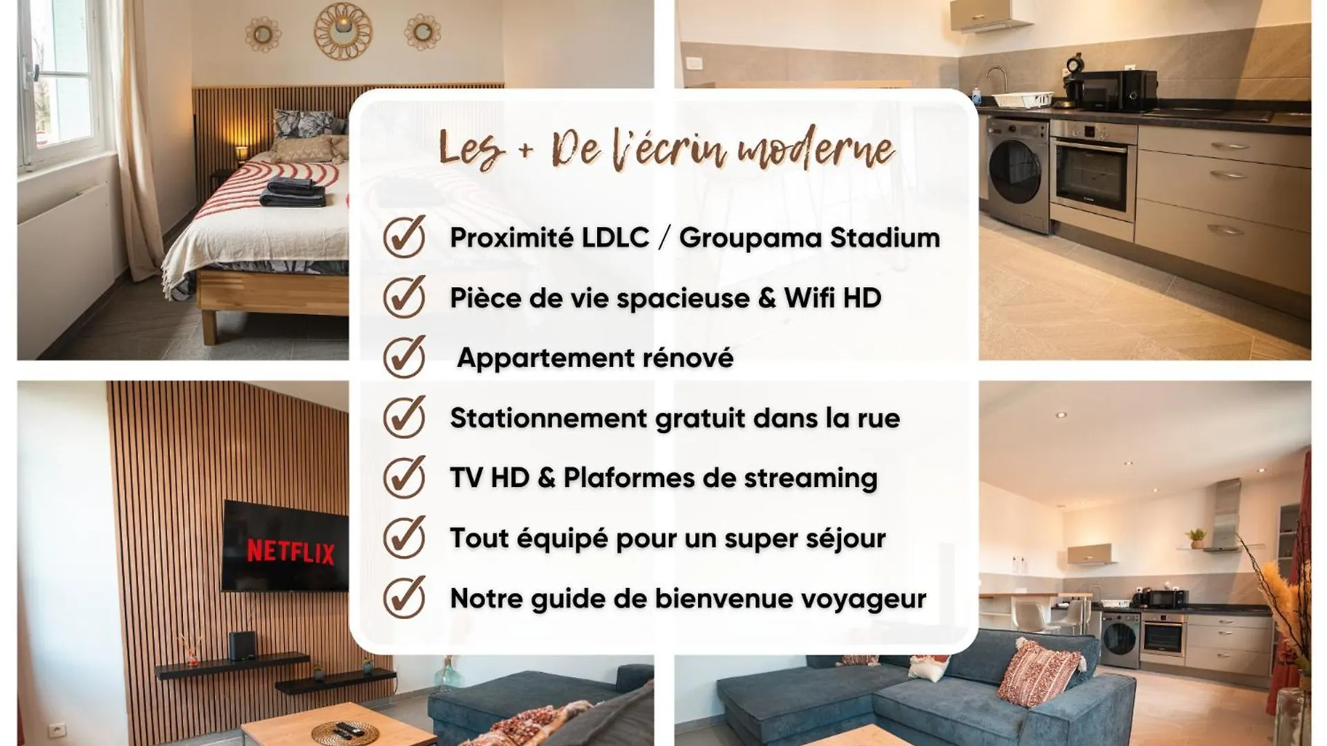 Ecrin Moderne Daire Décines-Charpieu